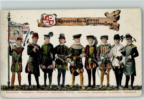 Jihlava Typen aus dem Iglauer Berghäuer Zug