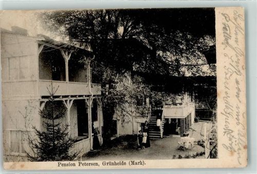 Grünheide 1903 Pension Petersen