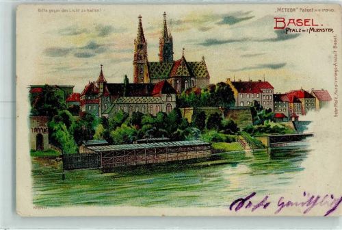 Basel Gruss aus Verlag Gebr. Metz 8411 AK