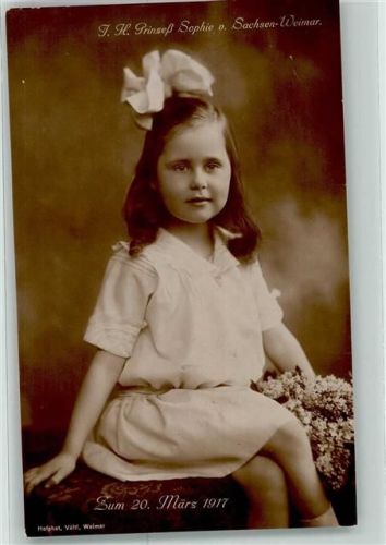 1917 Prinzessin Sophie von Sachsen-Weimar AK