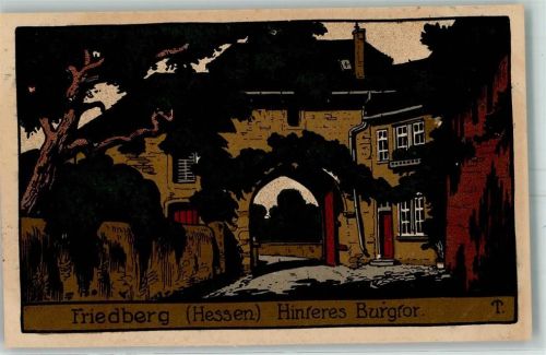 Friedberg Hinteres Burgtor AK