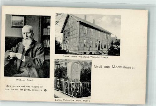 Mechtshausen Wilhelm Busch Pfarrhaus Grabstätte Wilhelm Busch