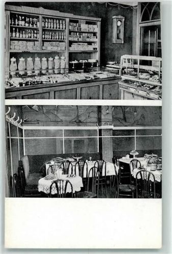 Straubing Conditorei-Cafe Pielmaier Gastraum Kuchentheke