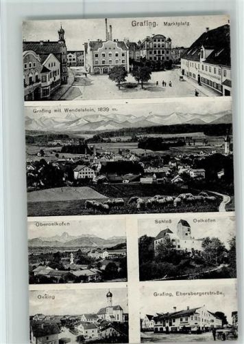 Grafing Marktplatz Ortsansicht Oberoelkofen Schloß Oelkofen Oexing Ebersbergerstraße