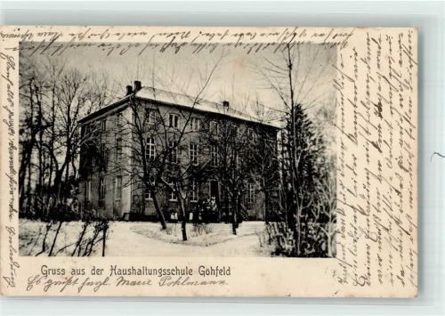 Gohfeld 1904 Haushaltungsschule Winter
