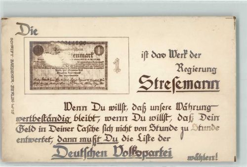 Deutsche Volkspartei Werbung AK