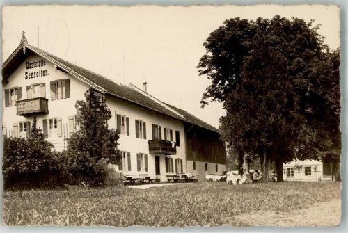 Seeshaupt Gasthaus Seeseiten Ort handschriftlich