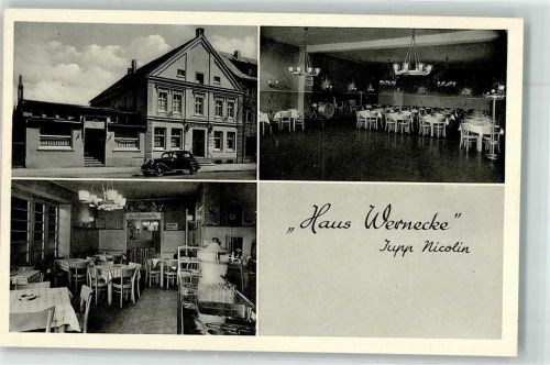 Neheim-Hüsten Haus Wernecke Gasthaus Saal Kronleuchter Auto