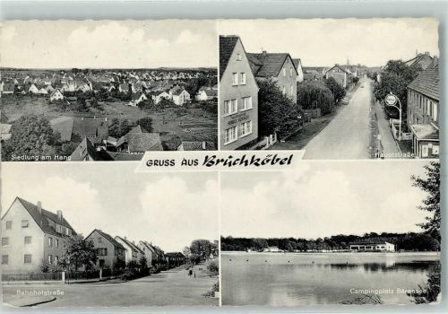 Bruchköbel Siedlung am Hang Hauptstraße Shell-Tankstelle Bahnhofstraße Campingplatz Bärensee