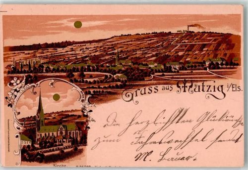 Mutzig 1902 Kirche