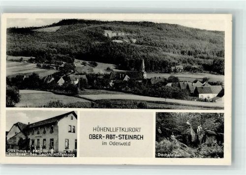 Ober-Abtsteinach Dachsfelsen Gasthaus-Pension zur Rose