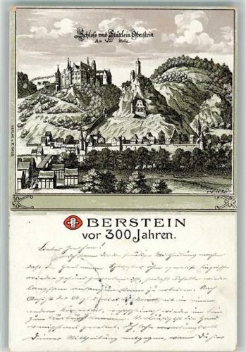 Idar-Oberstein 1899 Schloss