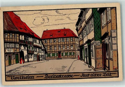 Northeim Breitestraße Künstlersteindruck