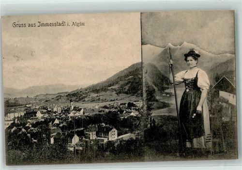 Immenstadt Algäuerin Volkstracht