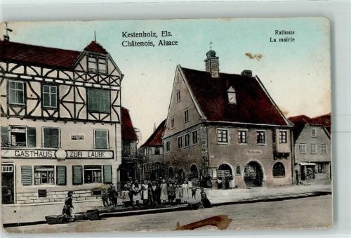 Chatenois Rathaus Gasthaus Zur Laube