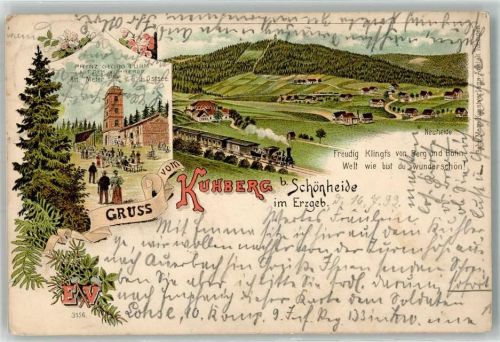 Schönheide 1899 Kuhberg Prinz-Georgturm