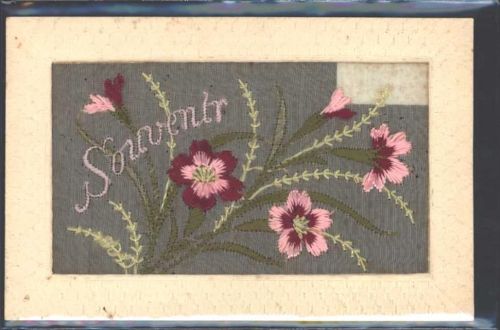 Blumen Passepartout AK