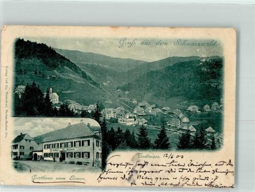 Todtmoos 1906 Gasthaus Zum Löwen