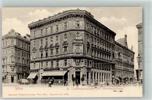 Wien Geschäft Möbel Cafe Dotzler Lichtensteinstrasse Alsebachstrasse
