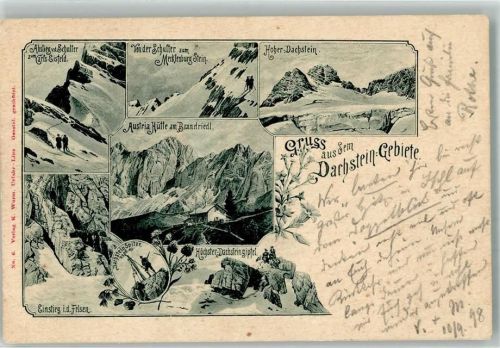 Dachstein Gebirge 1898 Dachsteingebirge