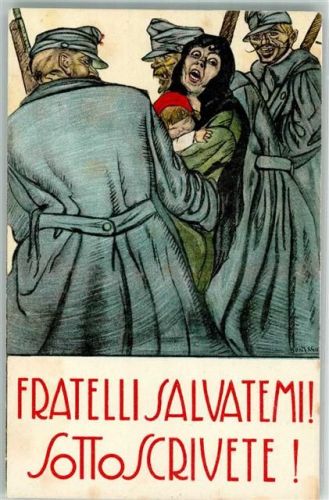 sign Bonzagn Fratelli Salvatemi! Sotto Scrivete! Soldaten