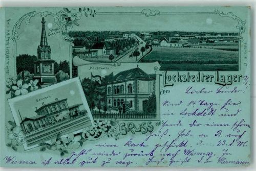 Lockstedt 1900 Kriegerdenkmal Bahnhof Hauptwache Lockstedter Lager