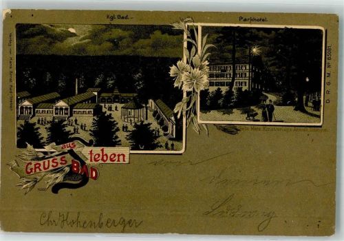 Bad Steben 1900 Mondschein Parkhotel