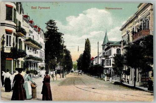 Bad Pyrmont 1918 Brunnenstrasse
