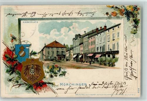 Morhange 1901 Passepartout Marktplatz