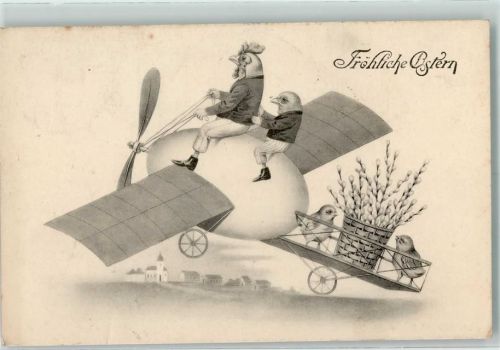 1911 Ostern Küken vermenschlicht AK
