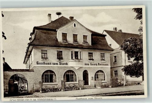 Schlüsselfeld Gasthaus Zum Storch Georg Amtmann