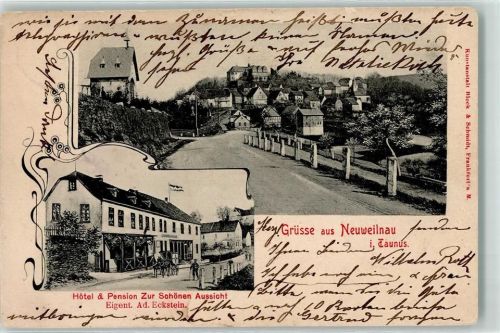 Neuweilnau 1903 Hotel u. Pension zur Schönen Aussicht