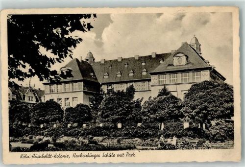 Köln Kalk 802 Hachenburger Schule mit Park Humboldkolonie