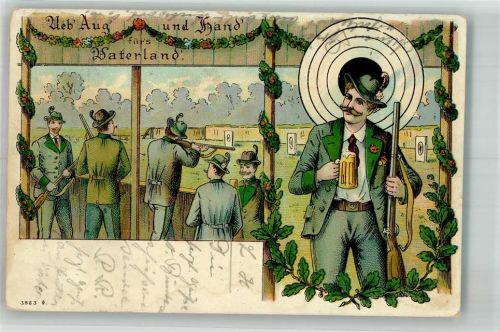 1900 Schießstand Schützen