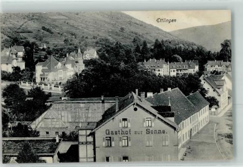 Ettlingen 1909 Gasthaus zur Sonne