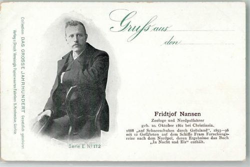 1900 F. Nansen Nordpolfahrer Das Grosse Jahrhundert Serie E Nr. 172
