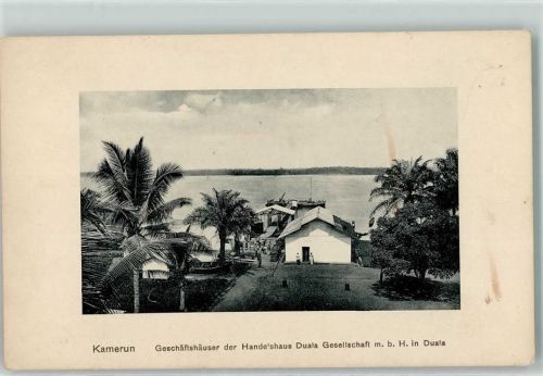 Douala Geschäftshäuser der Handelshaus Duala Gesellschaft m.b.H. Schiff