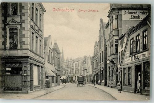 Delmenhorst 1917 Lange-Straße Leim löst sich