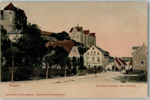 Nossen Dresdner Straße Schloß Nossen