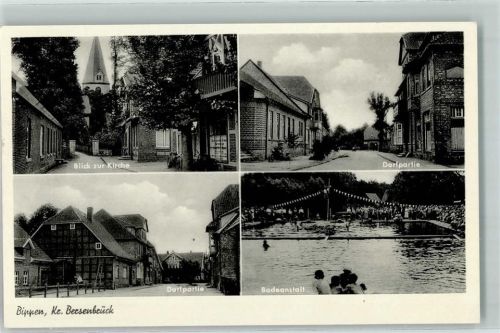 Bippen Kirche Schwimmbad Dorfstraße Fachwerkhaus