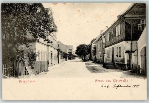 Kleinwelka 1904 Hauptstraße