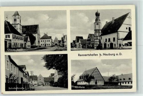 Rennertshofen WK II Oberer Markt Bahnhofstraße HJ. Heim