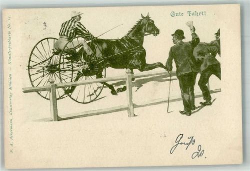 1899 Adelskorrespondenz Gute Fahrt Verlag Ackermann Nr. 14