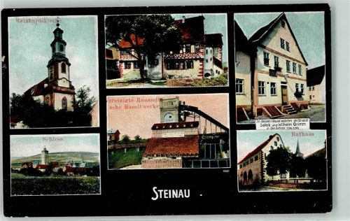 Steinau Reinhardskirche Schloß Basaltwerke Amtsgericht Rathaus