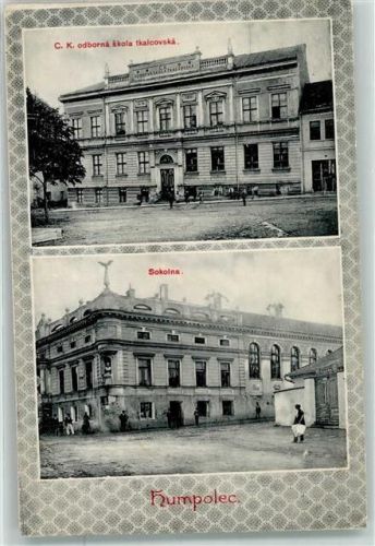 Humpolec C.K. odborna skola tkalcovska Sokolna