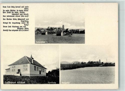 Alfdorf Turnhalle See Kirche Gedicht