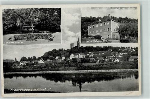 Bad Abbach Schwefelquelle Hotel Waldfrieden Donau Heinrichsturm