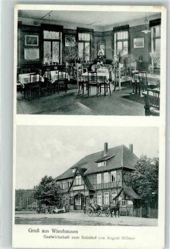 Wienhausen Gasthaus zum Bahnhof Gaststube Kutsche