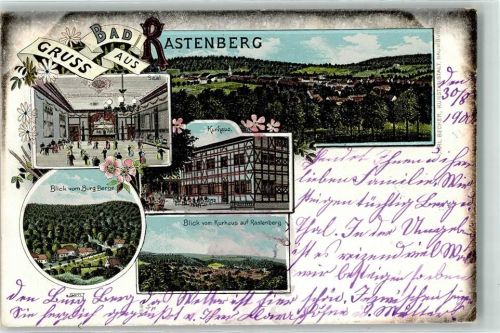 Rastenberg 1900 Kurhaus Kurhaus Saal Rastenberg