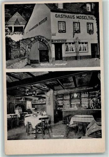 56332 W5401 Brodenbach - Gasthaus Pension Moseltal Zum schwarzen Ritter Jean Gasser